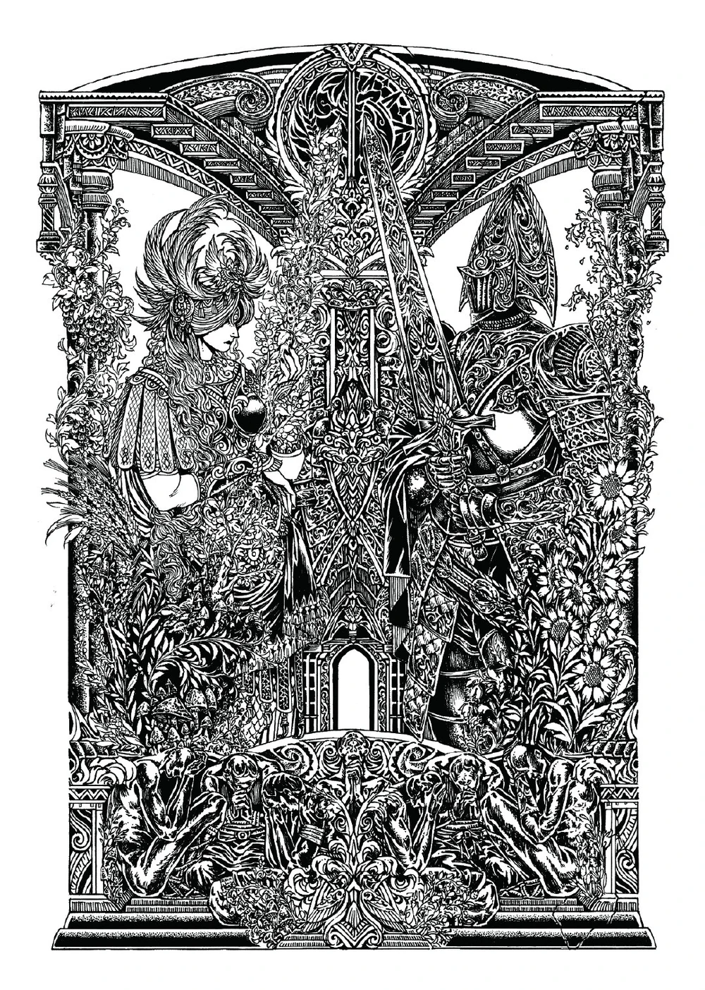 Goddess of Harvest Omebella and God of Dawn Badheil.