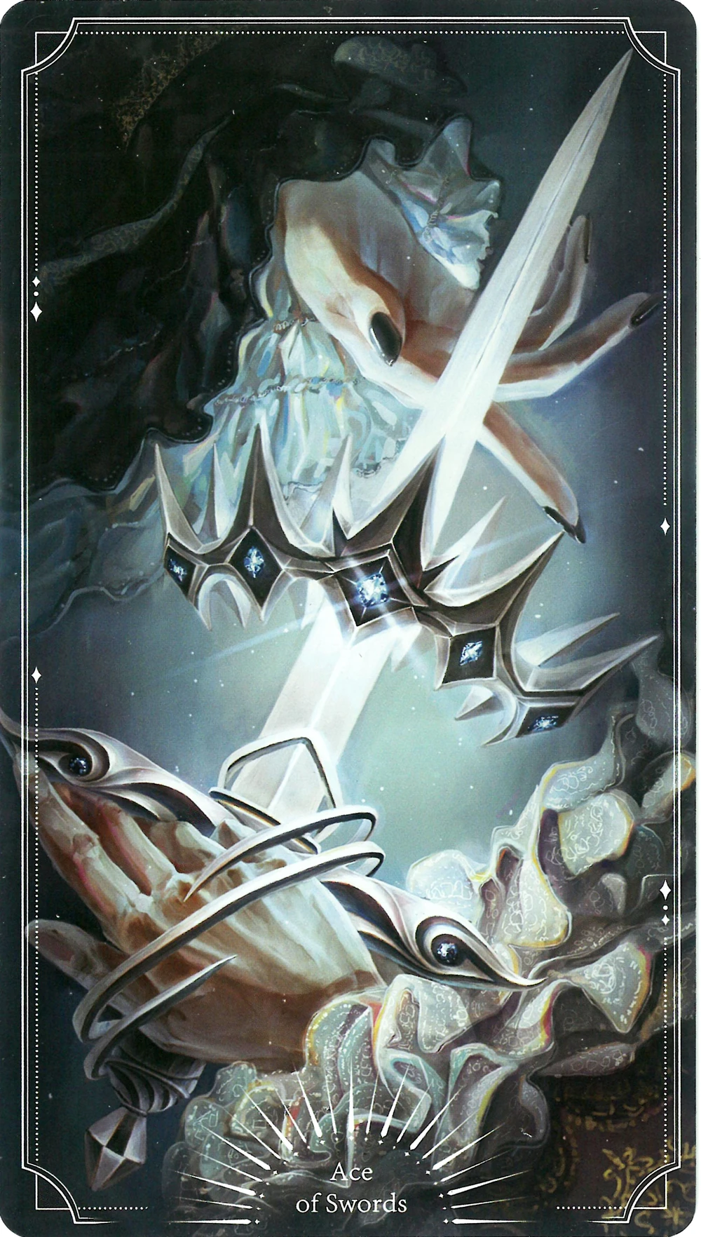 Demoness Sect hands a Black Emperor’s sword and crown to a member of the Augustus Family.