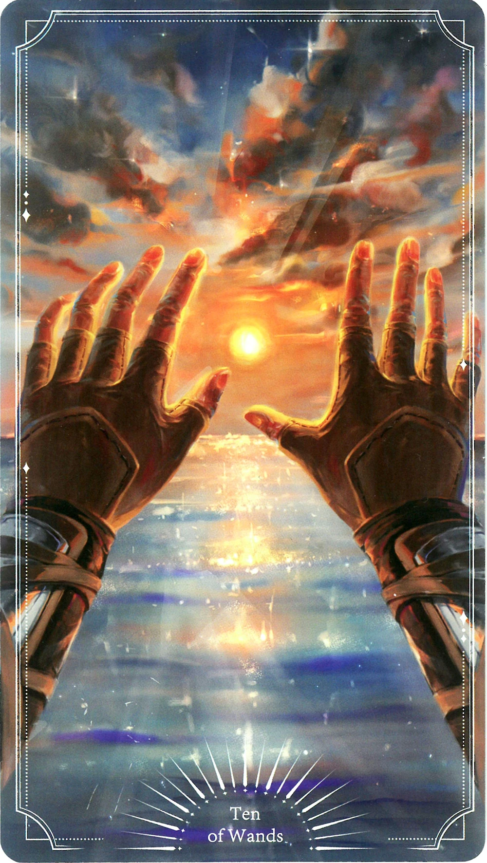 Derrick Berg’s first time seeing the outside world, palms facing the sun.