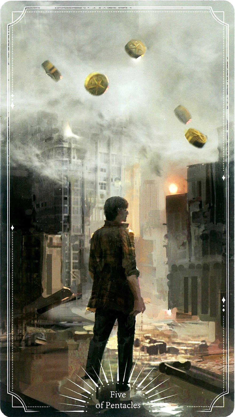 Five coins tainted by the aura of Sefirah Castle float above Zhou Mingrui, as he travels the ruined city of Earth inside his dream, a battlefield between him and the Celestial Worthy of Heaven and Earth for Blessings.